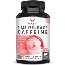 Suplemento VALI Time Release Cafeína 100mg 120 cápsulas Suplemento VALI Time Release Cafeína 100mg 120 cápsulas