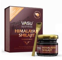 Suplemento Vasu Ayurveda Shilajit, resina 50mL, 85+ oligoelementos Suplemento Vasu Ayurveda Shilajit, resina 50mL, 85+ oligoelementos