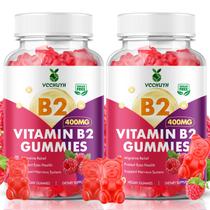 Suplemento VCCHUYH Vitamina B2 Riboflavina 400 mg, gomas 120 ct Suplemento VCCHUYH Vitamina B2 Riboflavina 400 mg, gomas 120 ct