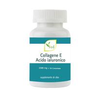 Suplemento VED de colágeno ultra puro 1200 mg com ácido hialurônico