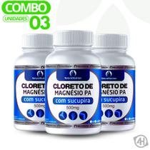 Suplemento Vegano Cloreto de Magnésio com Sucupira 300cps de 500mg Cada
