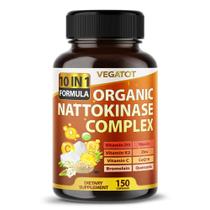 Suplemento Vegatot Organic Nattokinase Complex 150 cápsulas