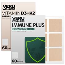 Suplemento Veru Wellness Bariatric Immune, adesivo D3/K2 Suplemento Veru Wellness Bariatric Immune, adesivo D3/K2