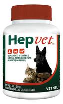 Suplemento Vetnil Hepvet Comprimido - 30Gr