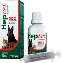 Suplemento Vetnil Hepvet Suspensão - 60 mL