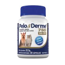 Suplemento Vetnil Pelo & Derme DHA + EPA 750 - 30 Cápsulas
