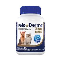 Suplemento Vetnil Pelo & Derme DHA + EPA 750 - 60 Cápsulas