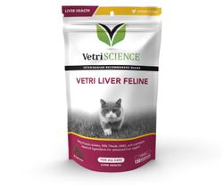 Suplemento VetriScience Vetri Liver Feline Milk Thistle para gatos