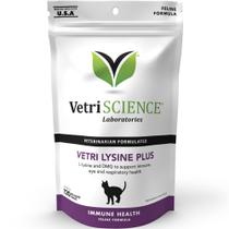 Suplemento VetriScience Vetri Lysine Plus para Gatos - 120 Unidades