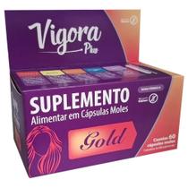 Suplemento Vigora Plus Gold Cabelos E Unhas 60Cps - Prati