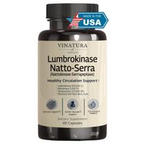 Suplemento VINATURA Lumbrokinase, Nattokinase e Serrapeptase