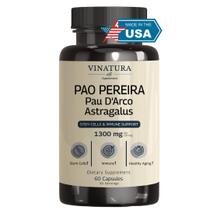 Suplemento VINATURA Pao Pereira + PAU D'Arco, Astragalus 60 cápsulas