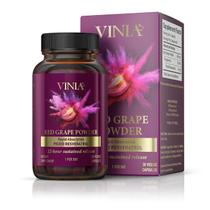 Suplemento VINIA Piceid Resveratrol, liberação de 12 horas e 30 dias Suplemento VINIA Piceid Resveratrol, liberação de 12 horas e 30 dias