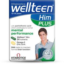 Suplemento Vitabiotics Wellteen Him Plus Omega-3 56 comprimidos