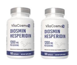 Suplemento VitaCosmoX Diosmina Hesperidina 1200 mg 180 cápsulas Suplemento VitaCosmoX Diosmina Hesperidina 1200 mg 180 cápsulas