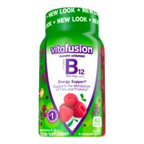 Suplemento Vitafusion B12 Gummies - 60 Unidades de Sabor Framboesa