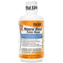 Suplemento Vital Earth Minerals - Fulvic e Húmico 960ml - Mais de 70 Minerais