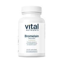 Suplemento Vital Nutrients Bromelain 2400 GDU 60 cápsulas Suplemento Vital Nutrients Bromelain 2400 GDU 60 cápsulas