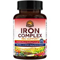Suplemento Vitalitown Iron Complex 36 mg, cápsulas veganas x60