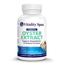Suplemento Vitality Span Oyster Extract 500 mg 60 cápsulas vegetais Suplemento Vitality Span Oyster Extract 500 mg 60 cápsulas vegetais