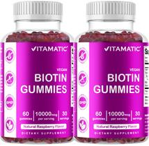 Suplemento Vitamatic Biotina Gummies 10.000mcg para cabelos 60u Suplemento Vitamatic Biotina Gummies 10.000mcg para cabelos 60u