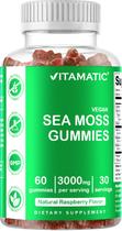 Suplemento Vitamatic Irish Sea Moss Gummies - 3000mg - 60 Unidades Veganas