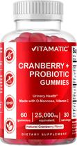 Suplemento Vitamatic Vegan Cranberry Gummies 60 unidades