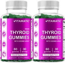 Suplemento Vitamatic Vegan Thyroid Support Gummies x60