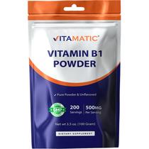 Suplemento Vitamatic Vitamina B1 en Polvo Puro 100g