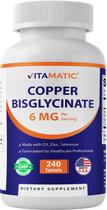 Suplemento Vitamático de Bisglicinato de Cobre 6mg com Vitamina D3 Suplemento Vitamático de Bisglicinato de Cobre 6mg com Vitamina D3
