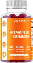 Suplemento Vitamático de Vitamina D3 Gomas 5000 UI 60 unidades