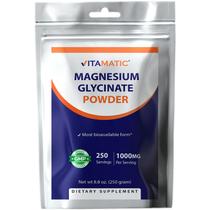 Suplemento Vitamático Glicinato de Magnésio 1000mg 250g