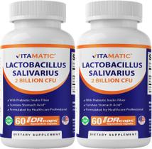 Suplemento vitamático Lactobacillus Salivarius 2B DR em cápsulas x60 Suplemento vitamático Lactobacillus Salivarius 2B DR em cápsulas x60