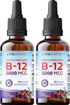 Suplemento Vitamático Líquido de Ação Rápida Vitamina B12 5000mcg Suplemento Vitamático Líquido de Ação Rápida Vitamina B12 5000mcg