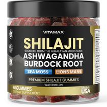Suplemento Vitamax Shilajit Gummies Orgânico - 1000mg (60 unidades)