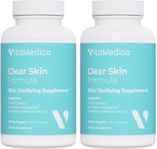 Suplemento Vitamedica Clear Skin Vitamin Formula, 2 pacotes