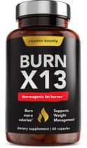 Suplemento Vitamin Bounty Burn X13 Termogênico 60 cápsulas
