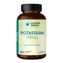 Suplemento Vitamin World Potássio 99 mg 250 comprimidos