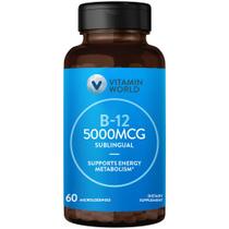 Suplemento Vitamin World Vitamina B-12 5000mcg Sublingual Suplemento Vitamin World Vitamina B-12 5000mcg Sublingual