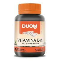 Suplemento Vitamina B12 Metilcobalamina 60Caps - Duom