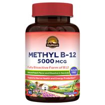 Suplemento Vitamina B12 Vitalitown 5000mcg Sabor Pêssego 90 Comprimidos