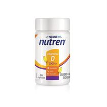 Suplemento Vitamina D 2000UI Nutren Nestlé Health Science 60 Cápsulas Ajuda no Funcionamento Muscular e da Imunidade