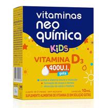 Suplemento Vitamina D3 400UI Kids Gotas 10ml - Neo Quimica