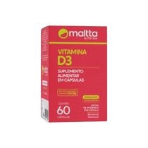Suplemento Vitamina D3 60 Cápsulas - Maltta