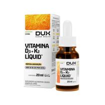 Suplemento vitamina d3 + k2 20ml limao rapida absorção dux