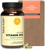 Suplemento Vitamina D3 vegana Future Kind 2500 UI 30 cápsulas gelatinosas