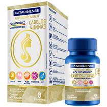 Suplemento Vitamina Multi Cabelos E Unhas 60Cps Catarinense