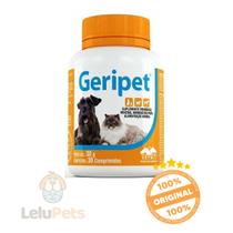 Suplemento Vitamina para Cachorro Gato Idoso Geripet 30 Cp - Vetnil