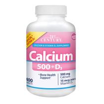 Suplemento Vitaminas Cálcio do Século XXI 500 + D3 x400