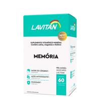 Suplemento Vitaminas Minerais Lavitan Memória 60 Comprimidos
